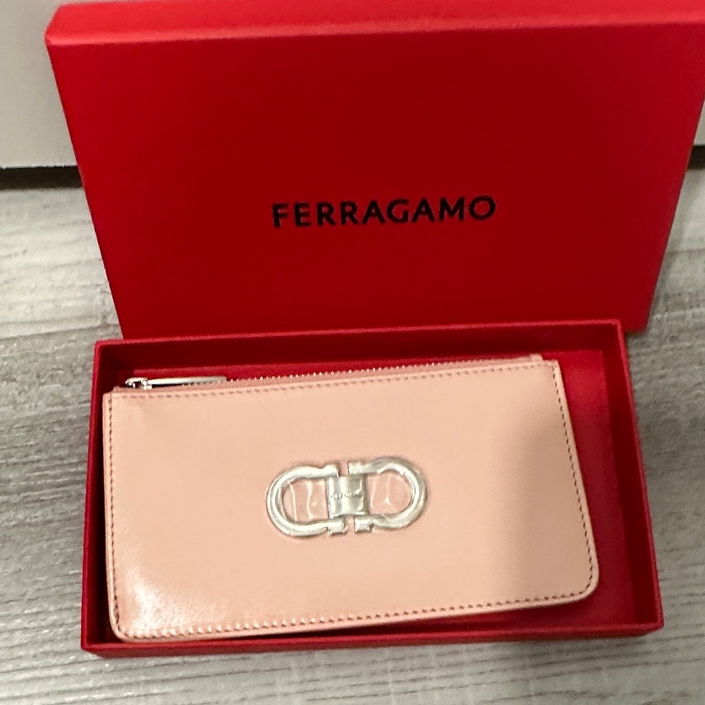 Salvatore Ferragamo Pink Card Holder